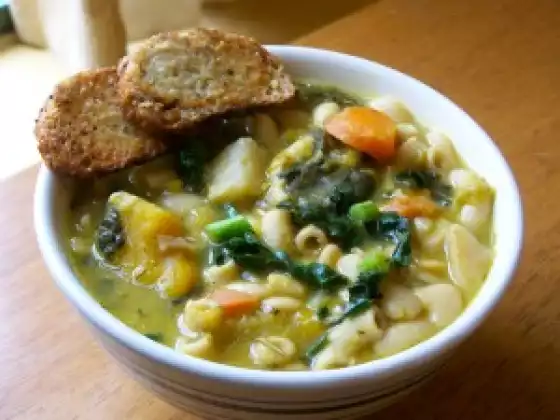 Cooking up Hearty Winter Minestrone with Andrea Beaman!