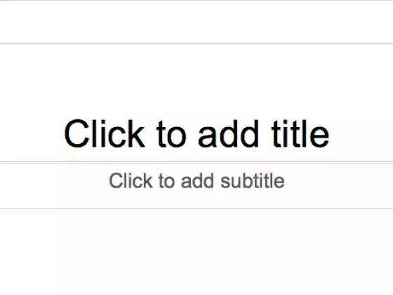 How to create clear writing on slides