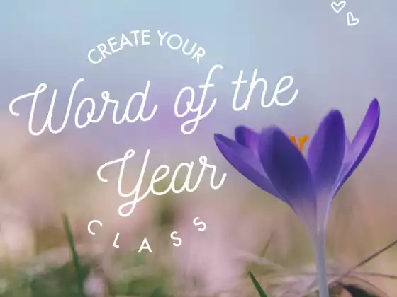 Create Your Word of the Year