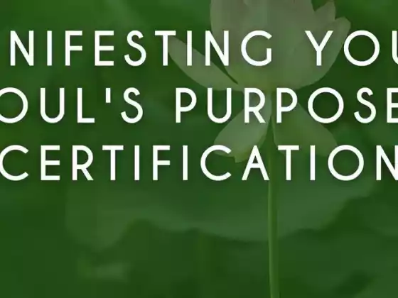 Manifesting Your Soul's Purposes Certification