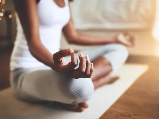 yoga class: healthy hips