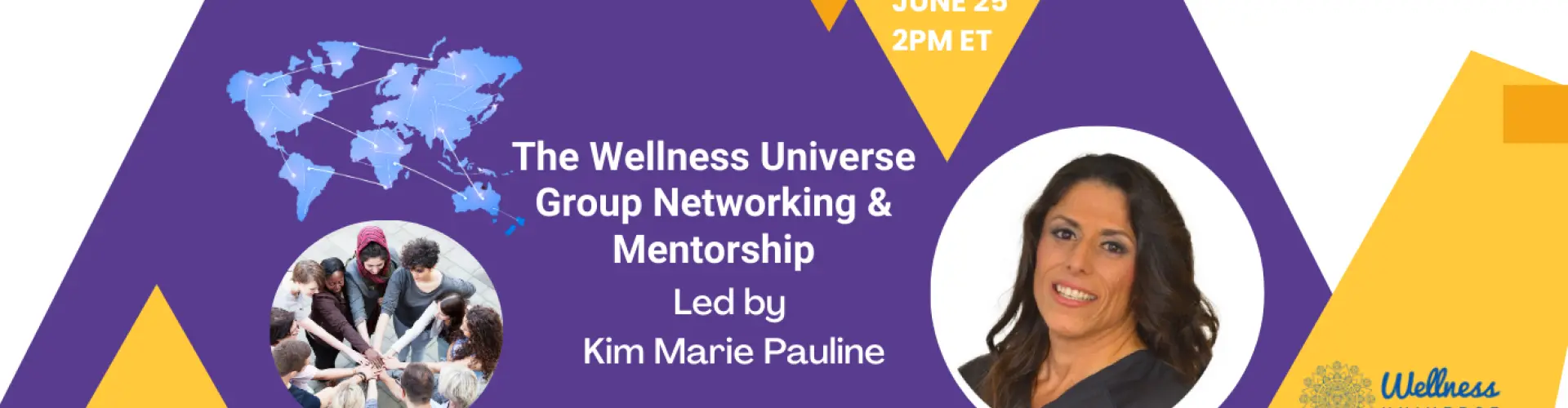キム・マリー・ポーリンによるWUグループネットワーキングとメンタリング - Online Class by The Wellness Universe