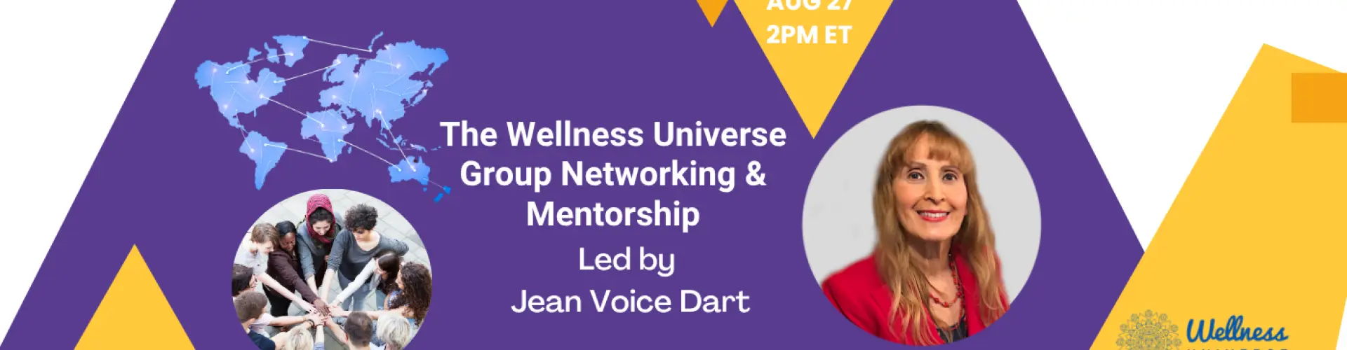 Networking e Mentoria do Grupo WU com Jean Voice Dart - Online Class by The Wellness Universe
